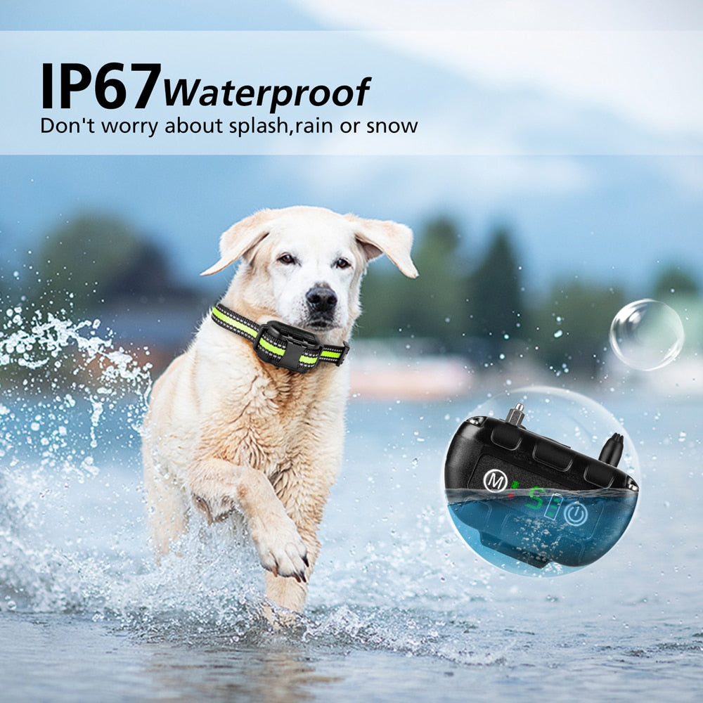 Waterproof Bark Control Training Collar for Dogs by HitMyNeed