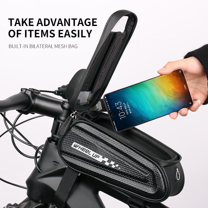 Waterproof Bike Phone Bag with Touchscreen Window by HitMyNeed