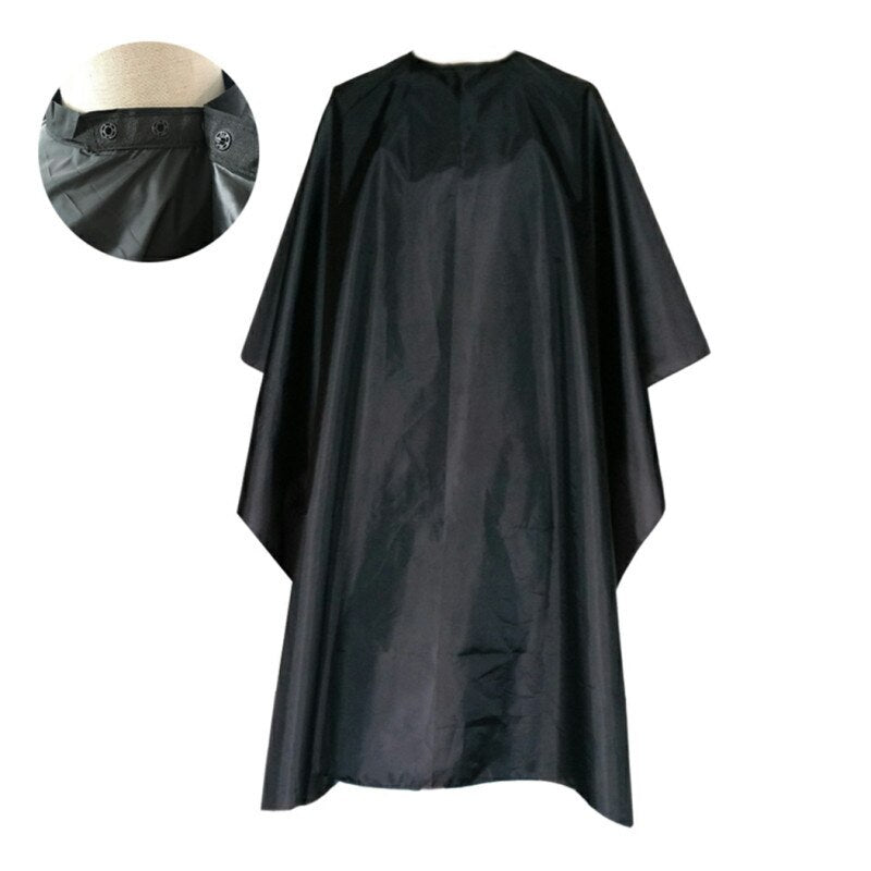 Waterproof Black Hairdressing Gown Cape by HitMyNeed
