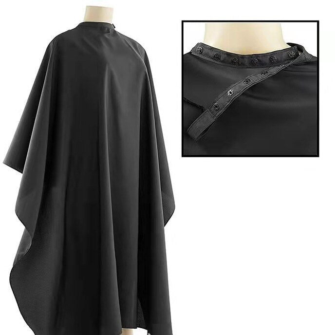 Waterproof Black Hairdressing Gown Cape by HitMyNeed