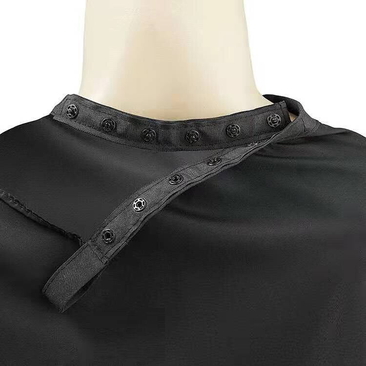 Waterproof Black Hairdressing Gown Cape by HitMyNeed