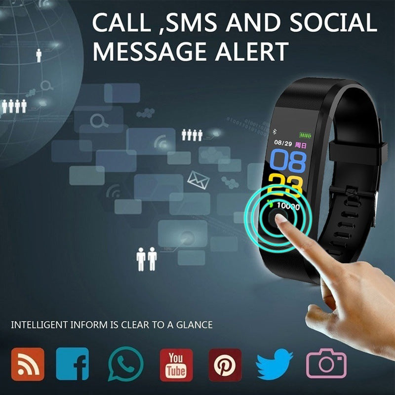 Waterproof Bluetooth Fitness Smart Bracelet Watch by HitMyNeed