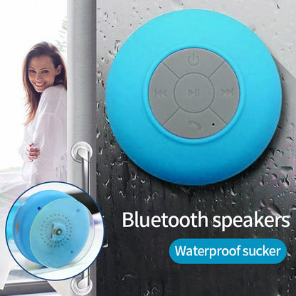 Waterproof Bluetooth Shower Speaker with Suction Cup by HitMyNeed