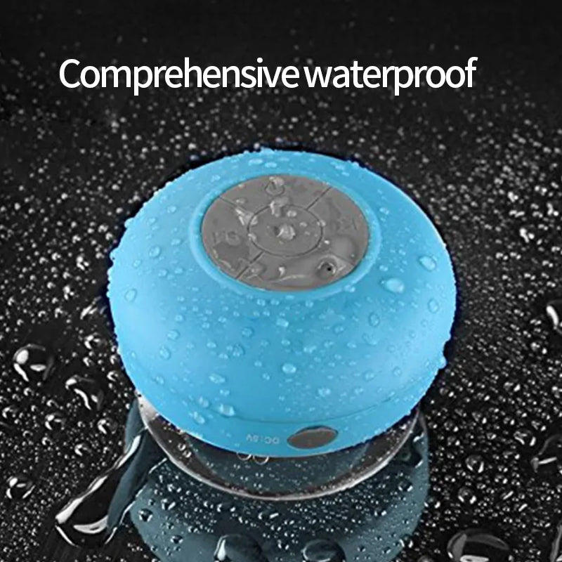 Waterproof Bluetooth Shower Speaker with Suction Cup by HitMyNeed