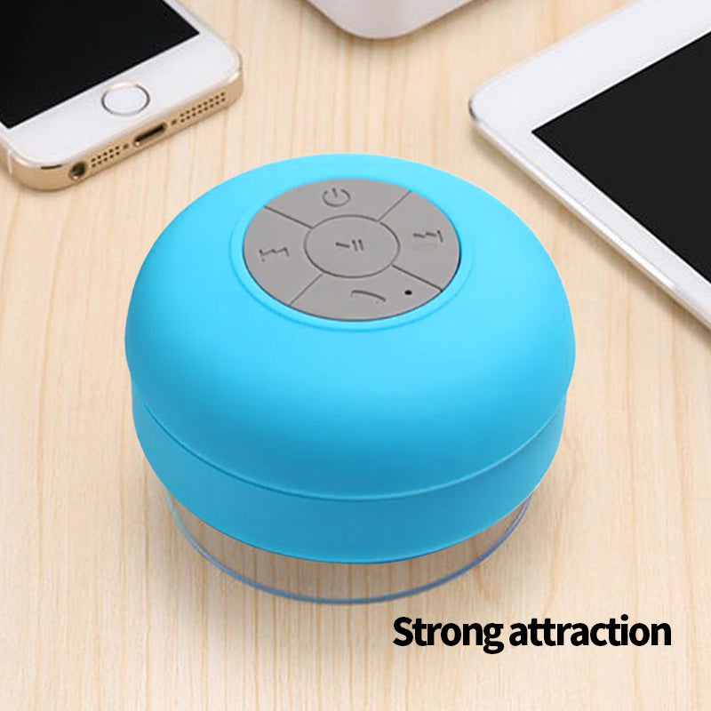 Waterproof Bluetooth Shower Speaker with Suction Cup by HitMyNeed