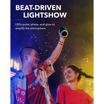 Waterproof Bluetooth Speaker with 360° Sound & LED Light by HitMyNeed