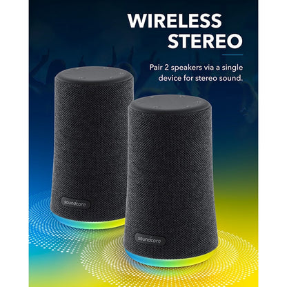 Waterproof Bluetooth Speaker with 360° Sound & LED Light by HitMyNeed