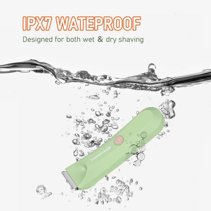 Waterproof Body & Groin Trimmer for Men with Ceramic Blade by HitMyNeed