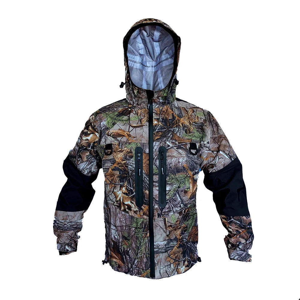 Waterproof Breathable 3-Layer Fly Fishing Wading Jacket by HitMyNeed