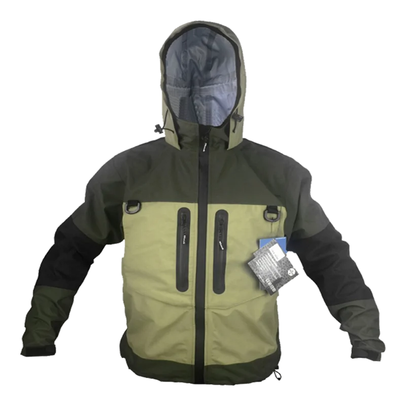 Waterproof Breathable 3-Layer Fly Fishing Wading Jacket by HitMyNeed