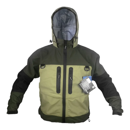 Waterproof Breathable 3-Layer Fly Fishing Wading Jacket by HitMyNeed