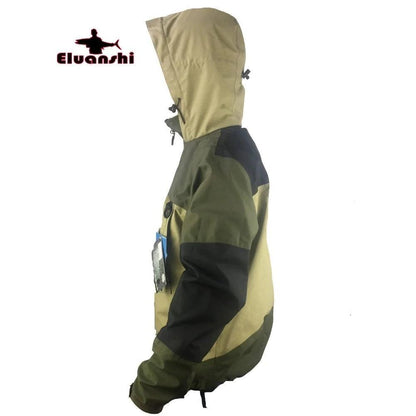 Waterproof Breathable 3-Layer Fly Fishing Wading Jacket by HitMyNeed