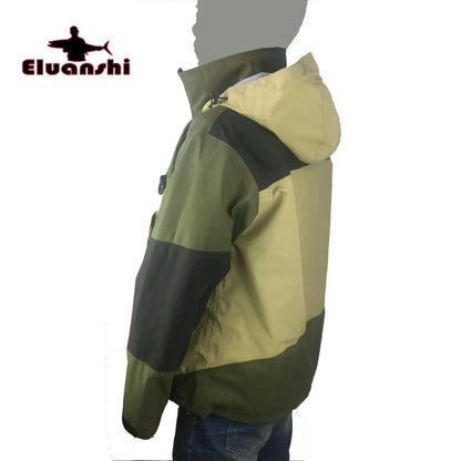Waterproof Breathable 3-Layer Fly Fishing Wading Jacket by HitMyNeed