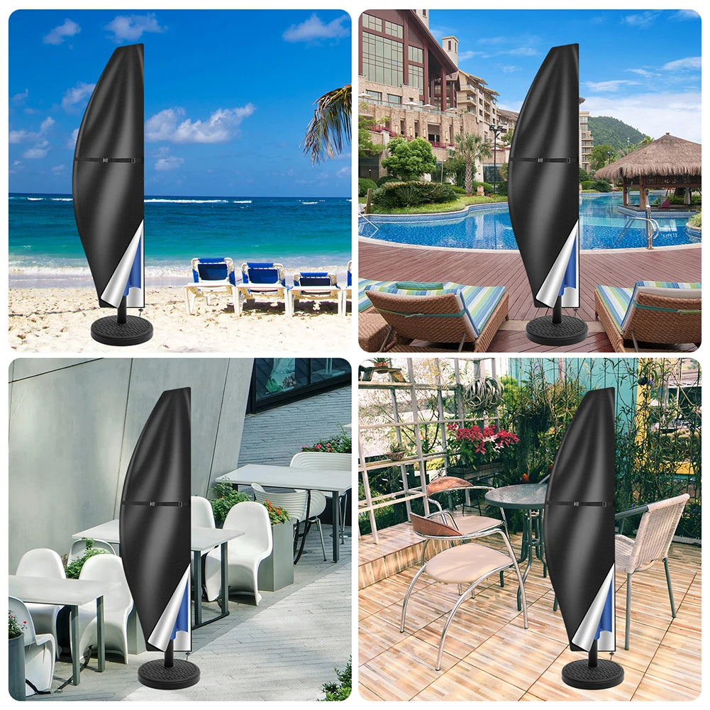 Waterproof Cantilever & Straight Patio Umbrella Cover by HitMyNeed