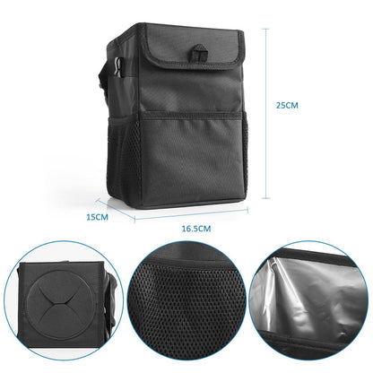 Waterproof Car Trash Can with Strap and Lid by HitMyNeed