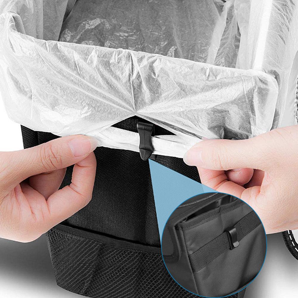 Waterproof Car Trash Can with Strap and Lid by HitMyNeed