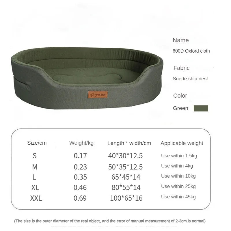 Waterproof Chew-Resistant Pet Sofa Bed green l by HitMyNeed