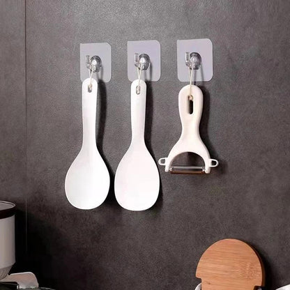 Waterproof Clear Self-Adhesive Wall Hangers (10 Pack) by HitMyNeed