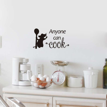 Waterproof Cooking Mouse Kitchen Wall Decal by HitMyNeed