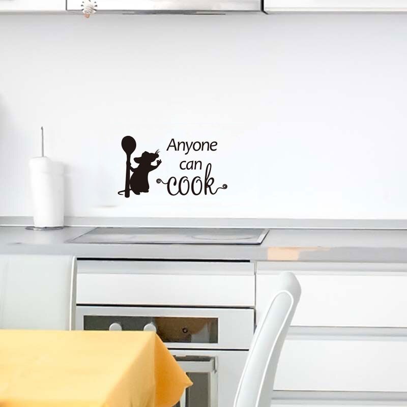 Waterproof Cooking Mouse Kitchen Wall Decal by HitMyNeed