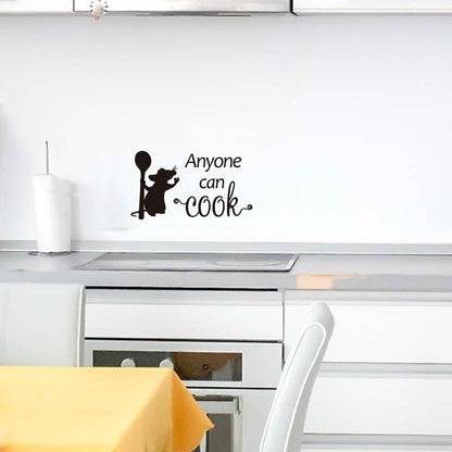 Waterproof Cooking Mouse Kitchen Wall Decal by HitMyNeed