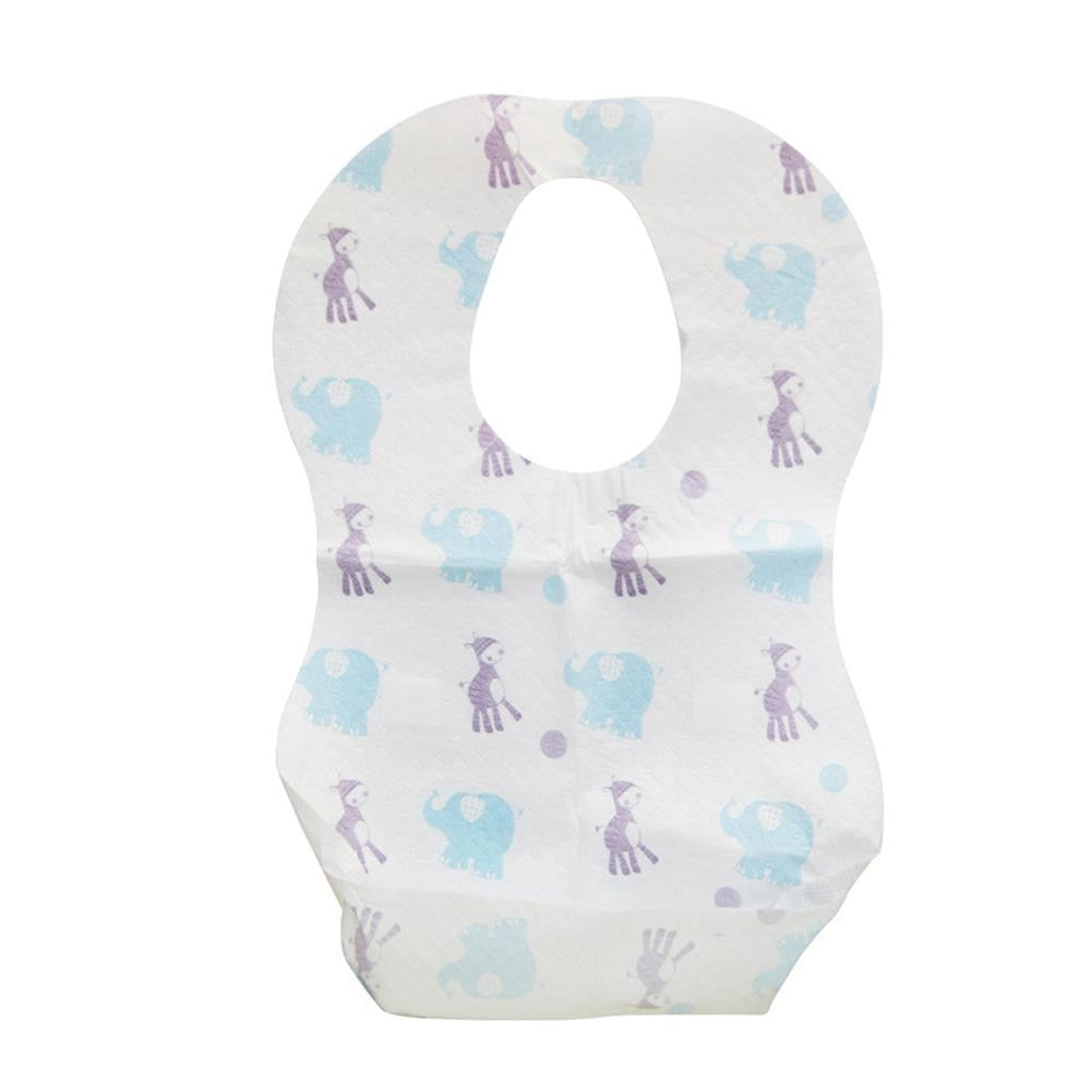 Waterproof Disposable Bibs for Babies and Toddlers by HitMyNeed