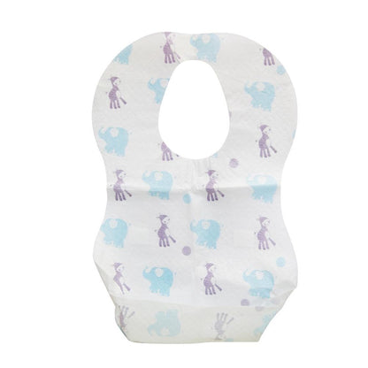 Waterproof Disposable Bibs for Babies and Toddlers by HitMyNeed