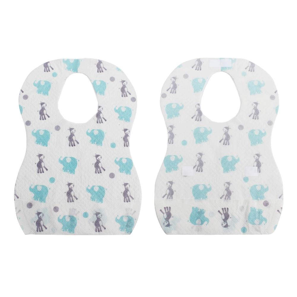 Waterproof Disposable Bibs for Babies and Toddlers by HitMyNeed