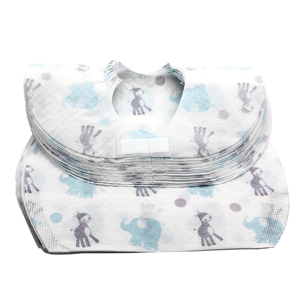 Waterproof Disposable Bibs for Babies and Toddlers by HitMyNeed