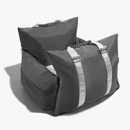 Waterproof Dog Car Seat Cover and Travel Pet Bed charcoal-grey 55cm-x-55cm-x-30cm by HitMyNeed