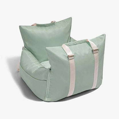Waterproof Dog Car Seat Cover and Travel Pet Bed light-green 55cm-x-55cm-x-30cm by HitMyNeed