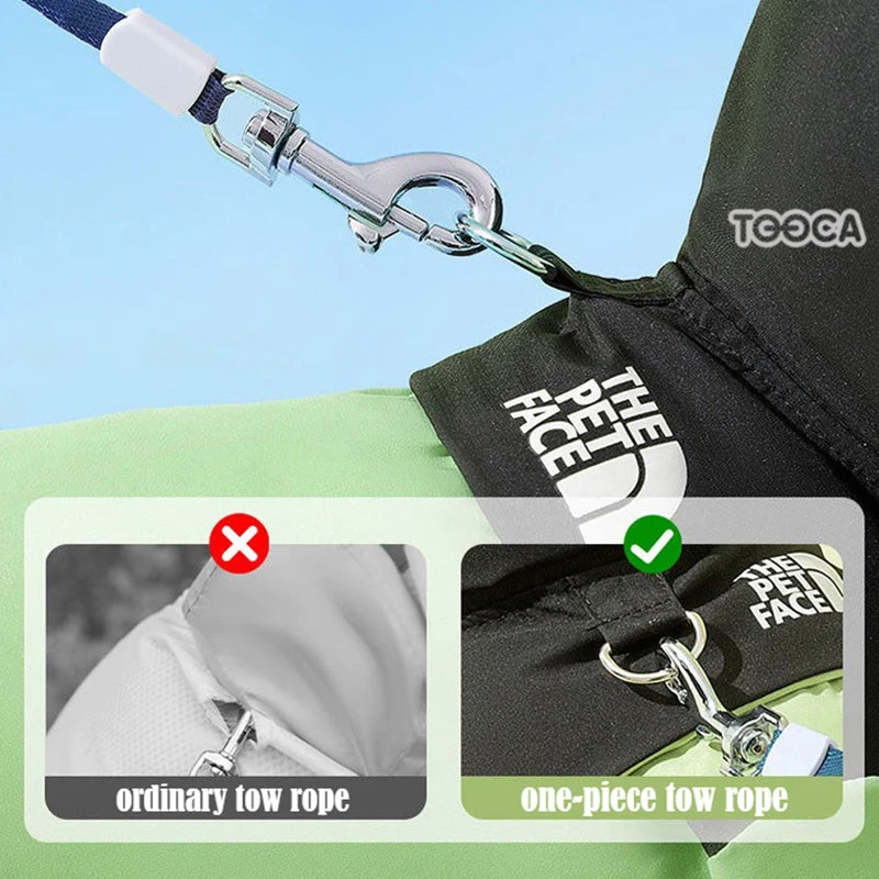 Waterproof Dog & Cat Raincoat with Clear Hood by HitMyNeed