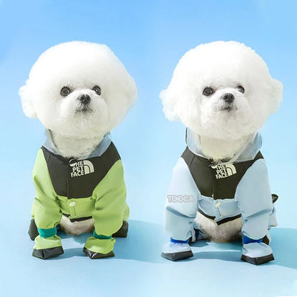 Waterproof Dog & Cat Raincoat with Clear Hood by HitMyNeed