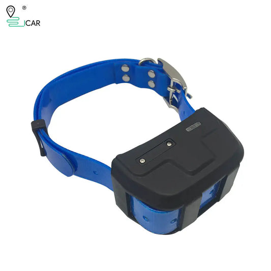 Waterproof Dog GPS Tracker with Collar & Geo‑Fence blue-full-set by HitMyNeed