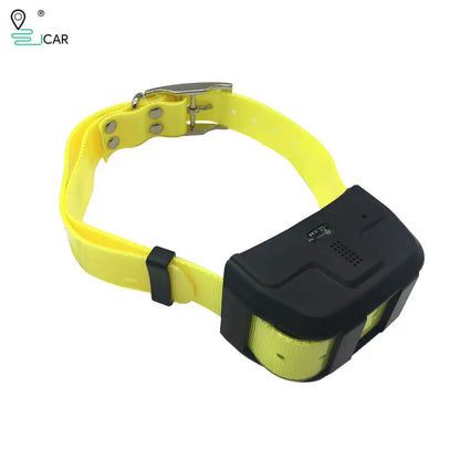 Waterproof Dog GPS Tracker with Collar & Geo‑Fence yellow-full-set by HitMyNeed