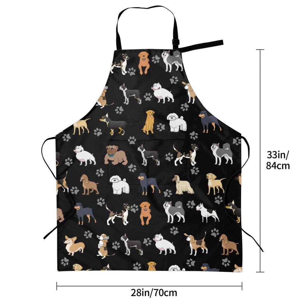 Waterproof Dog Grooming Apron with Pockets by HitMyNeed