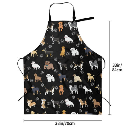 Waterproof Dog Grooming Apron with Pockets by HitMyNeed