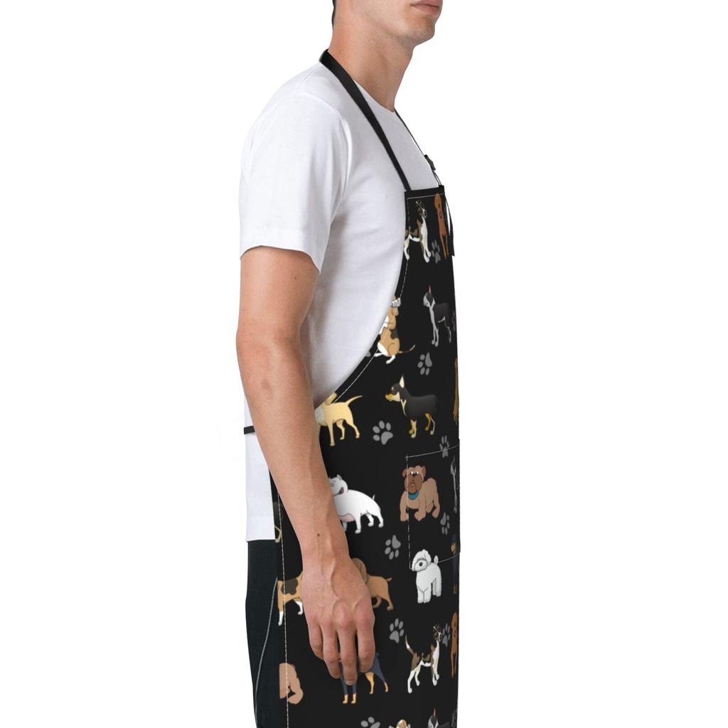 Waterproof Dog Grooming Apron with Pockets by HitMyNeed