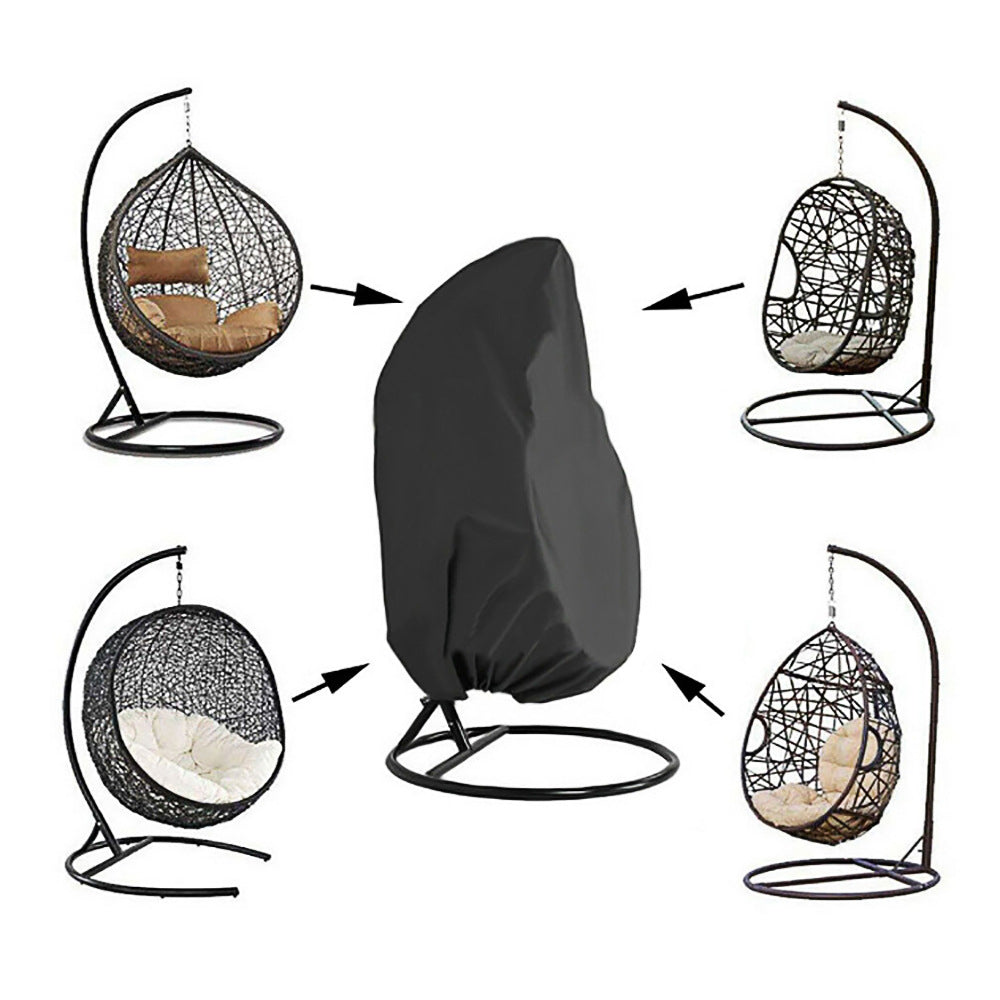 Waterproof Egg Chair Cover with Zipper by HitMyNeed