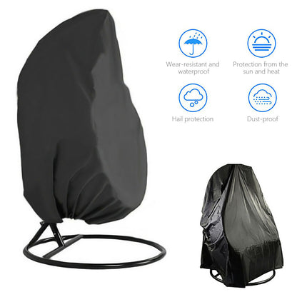 Waterproof Egg Chair Cover with Zipper by HitMyNeed