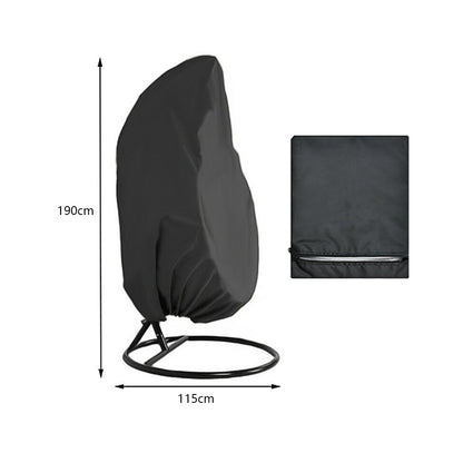 Waterproof Egg Chair Cover with Zipper by HitMyNeed