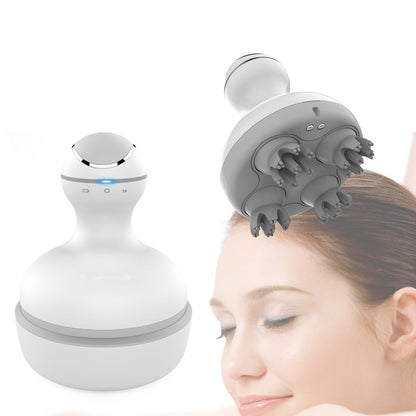 Waterproof Electric Scalp Massager with USB Dock by HitMyNeed