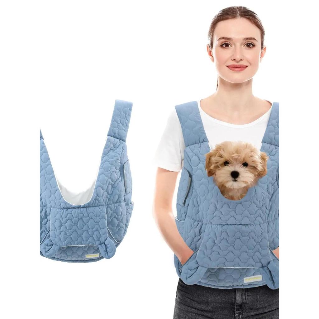 Waterproof Extra Large Pet Carrier Chest Backpack blue by HitMyNeed