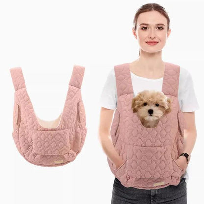 Waterproof Extra Large Pet Carrier Chest Backpack pink by HitMyNeed