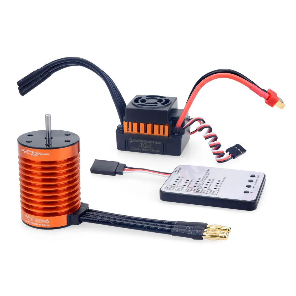 Waterproof F540 3300KV/4370KV Motor & 60A ESC for Wltoys f540-3300kv-60a by HitMyNeed