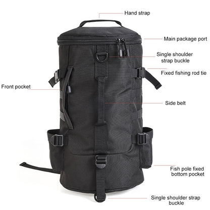 Waterproof Fishing Backpack with Sling Option 23L by HitMyNeed
