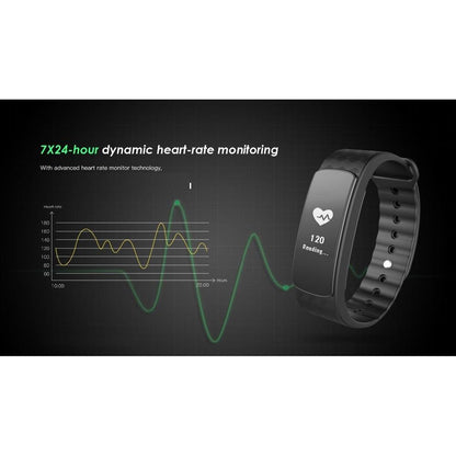 Waterproof Fitness Tracker Wristband with OLED Display by HitMyNeed