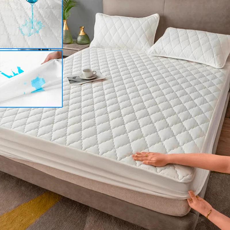 Waterproof Fitted Mattress Protector - Multiple Sizes by HitMyNeed
