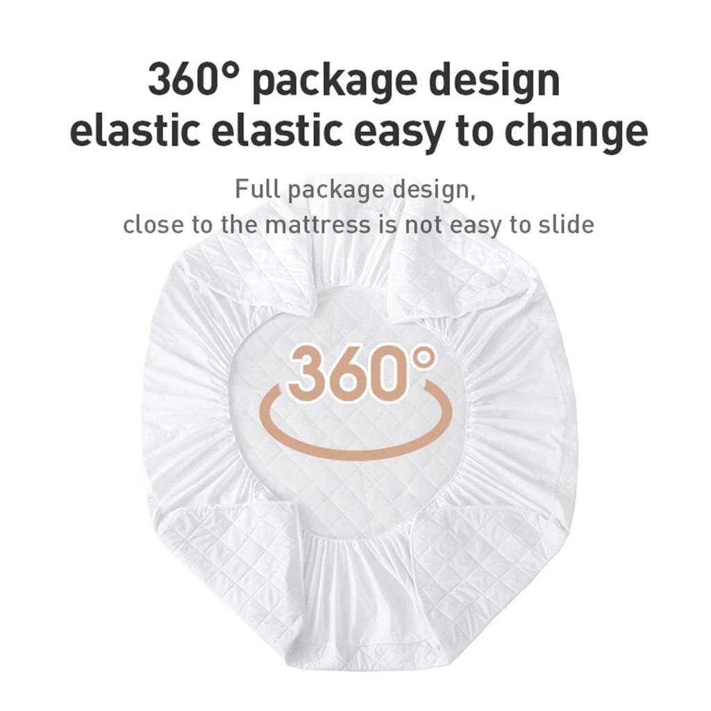 Waterproof Fitted Mattress Protector - Multiple Sizes by HitMyNeed