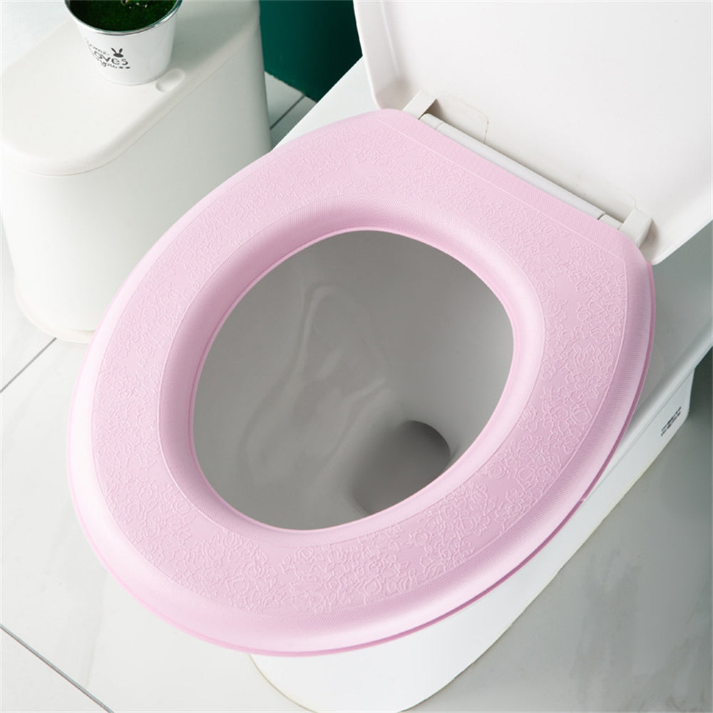 Waterproof Foam Padded Toilet Seat Cover by HitMyNeed